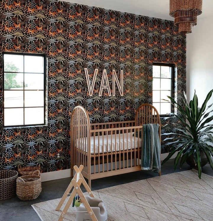 The Van Wood Nursery Sign