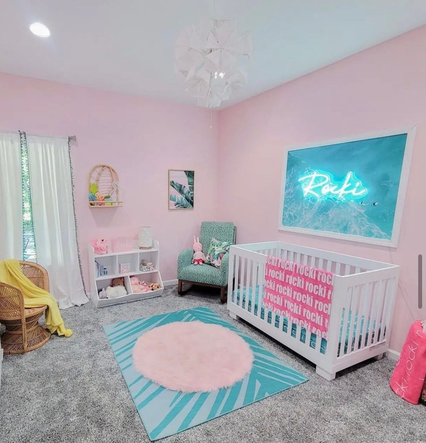 The Rocki Nursery Neon Sign