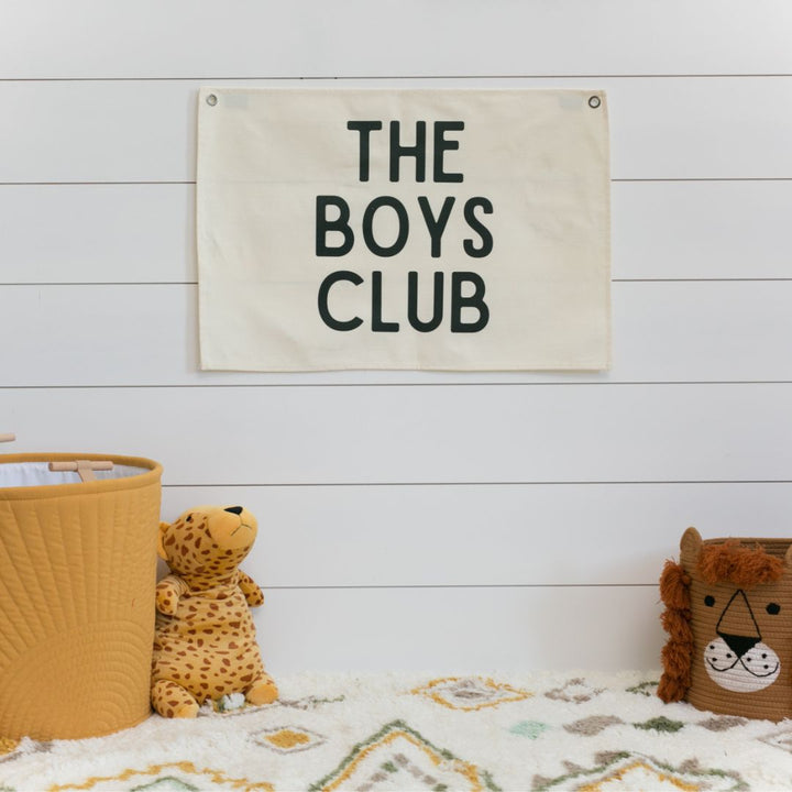 The Boys Club Canvas Banner