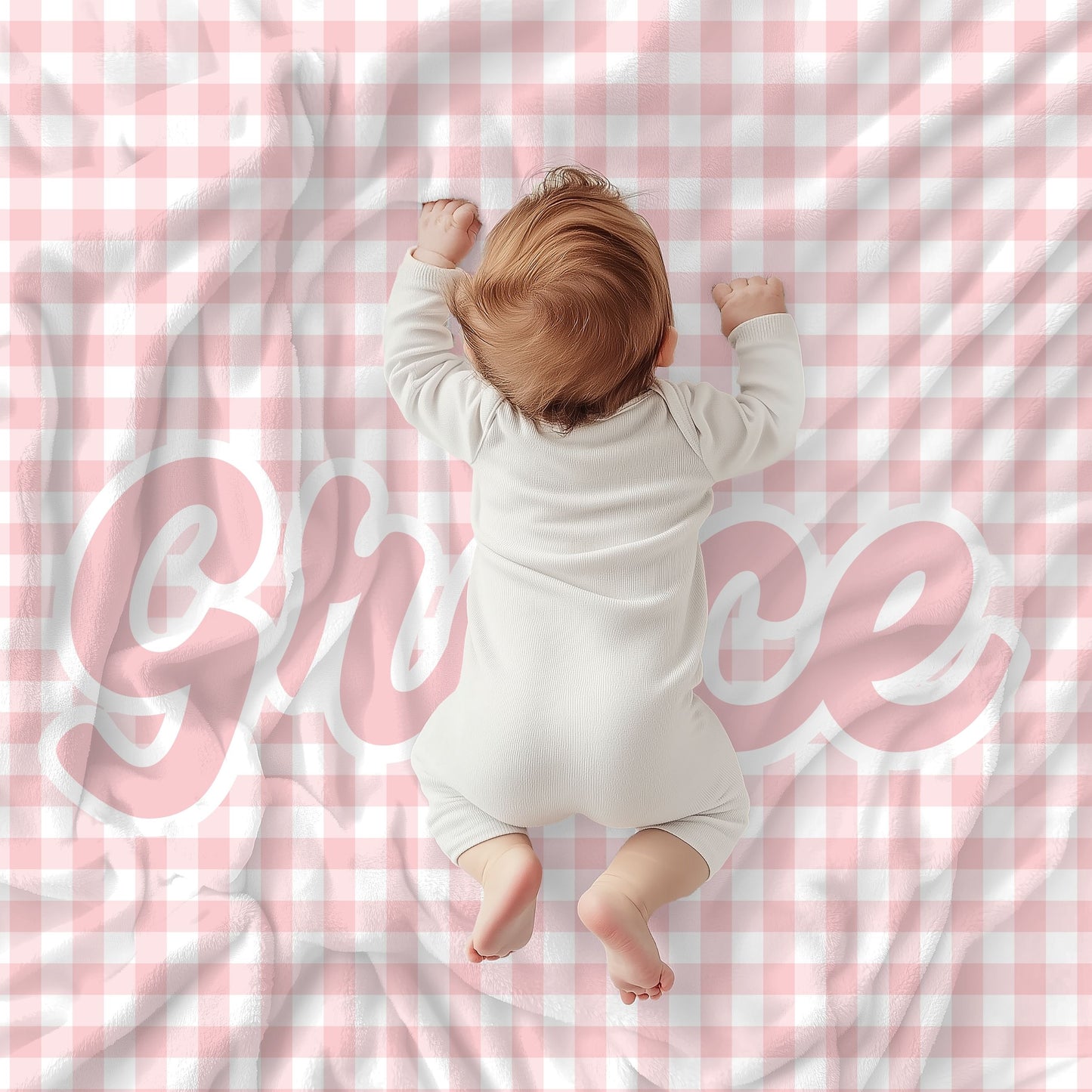 The Grace Gingham Custom Blanket