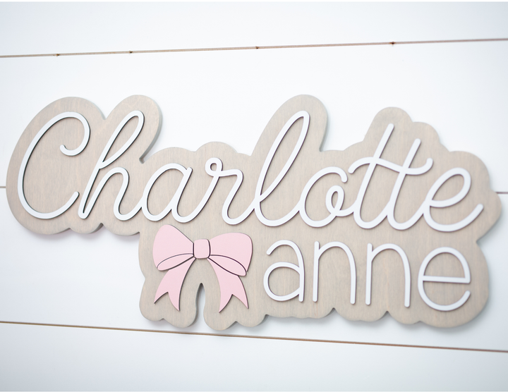 The Charlotte Bow Wood Sign