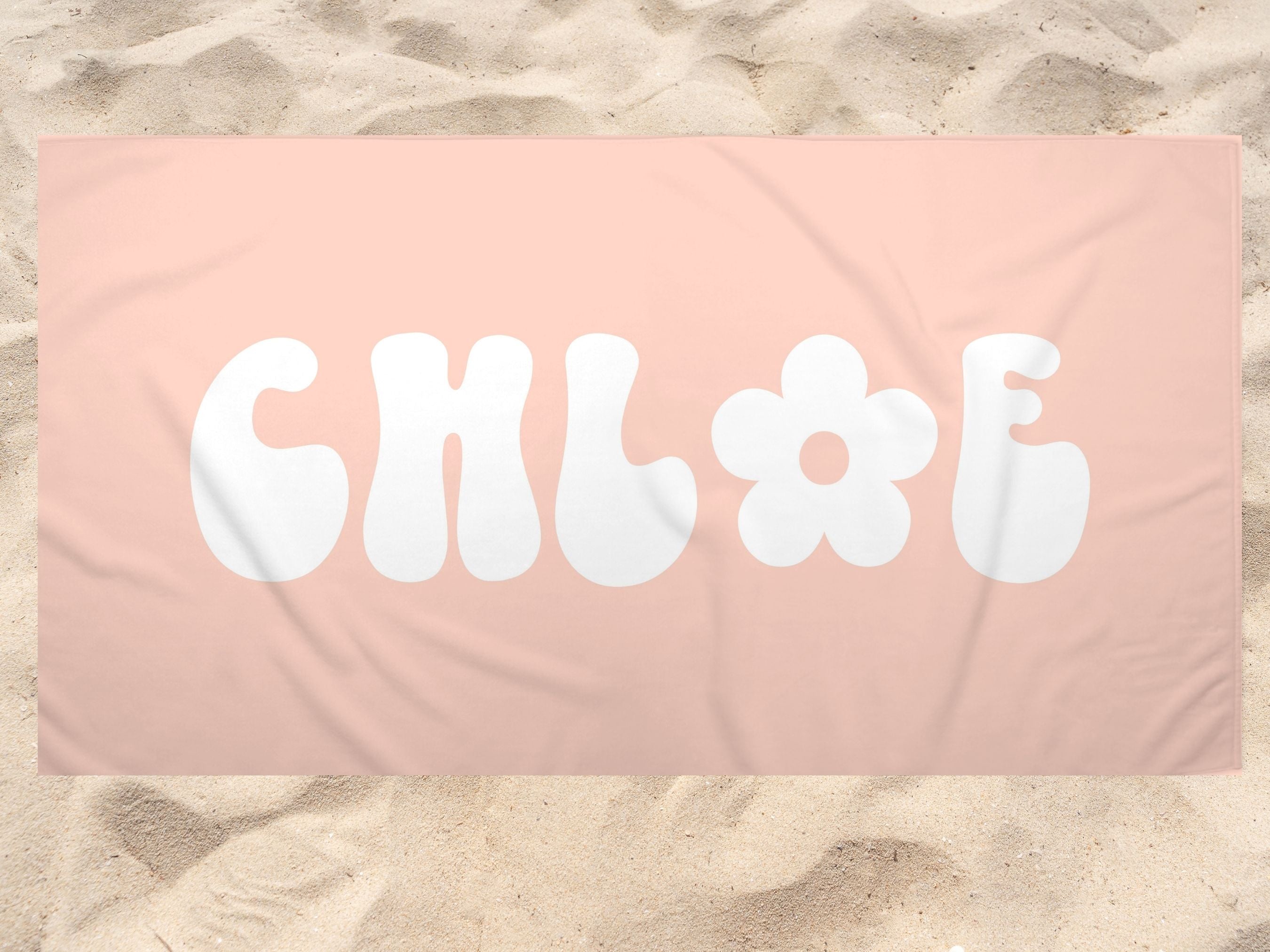 ヘアアクセサリー CHLOE' The Chloe Plage beach towel in cotton toweling Chloé Plage cotton terry beach towel in yellow - Chloe