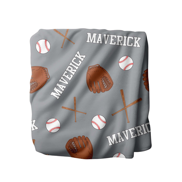 Baseball Custom Kids Blanket