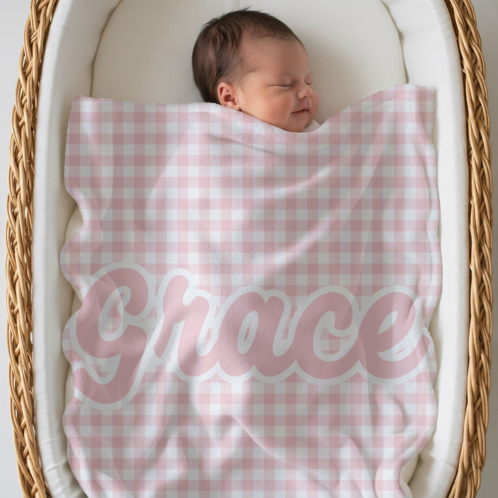 The Grace Gingham Custom Blanket