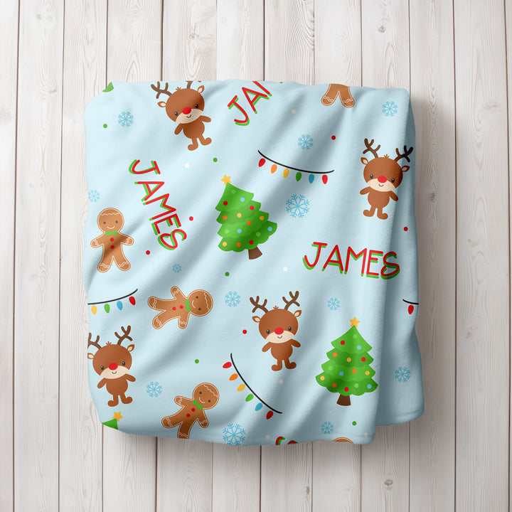 The Reindeer Custom Blanket