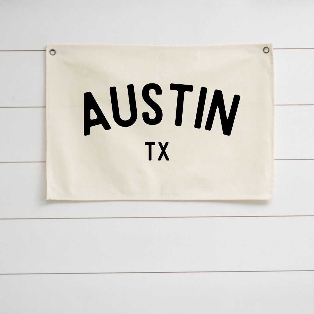 The Austin Canvas Banner