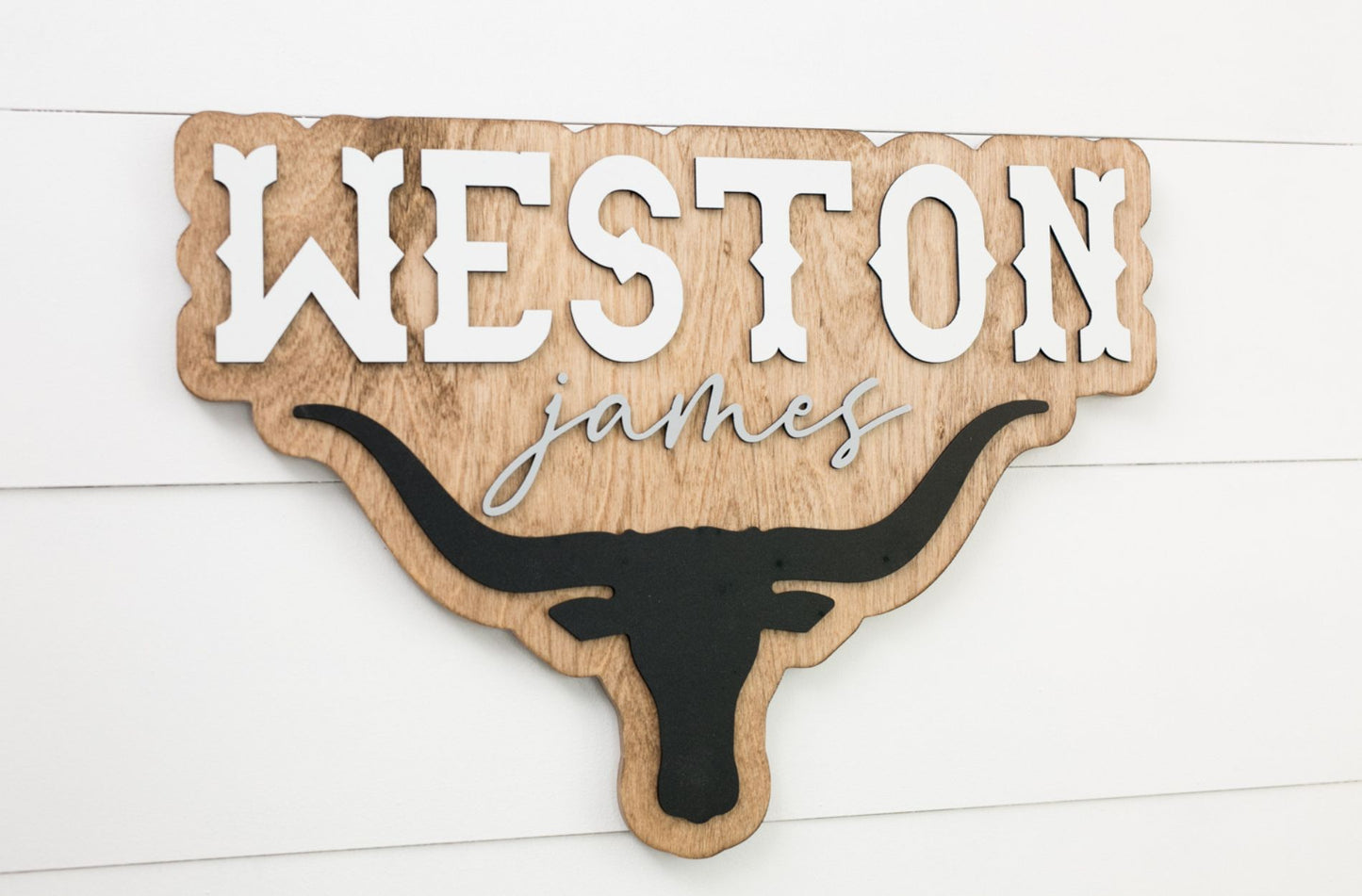 The Weston Bubble Wood Sign