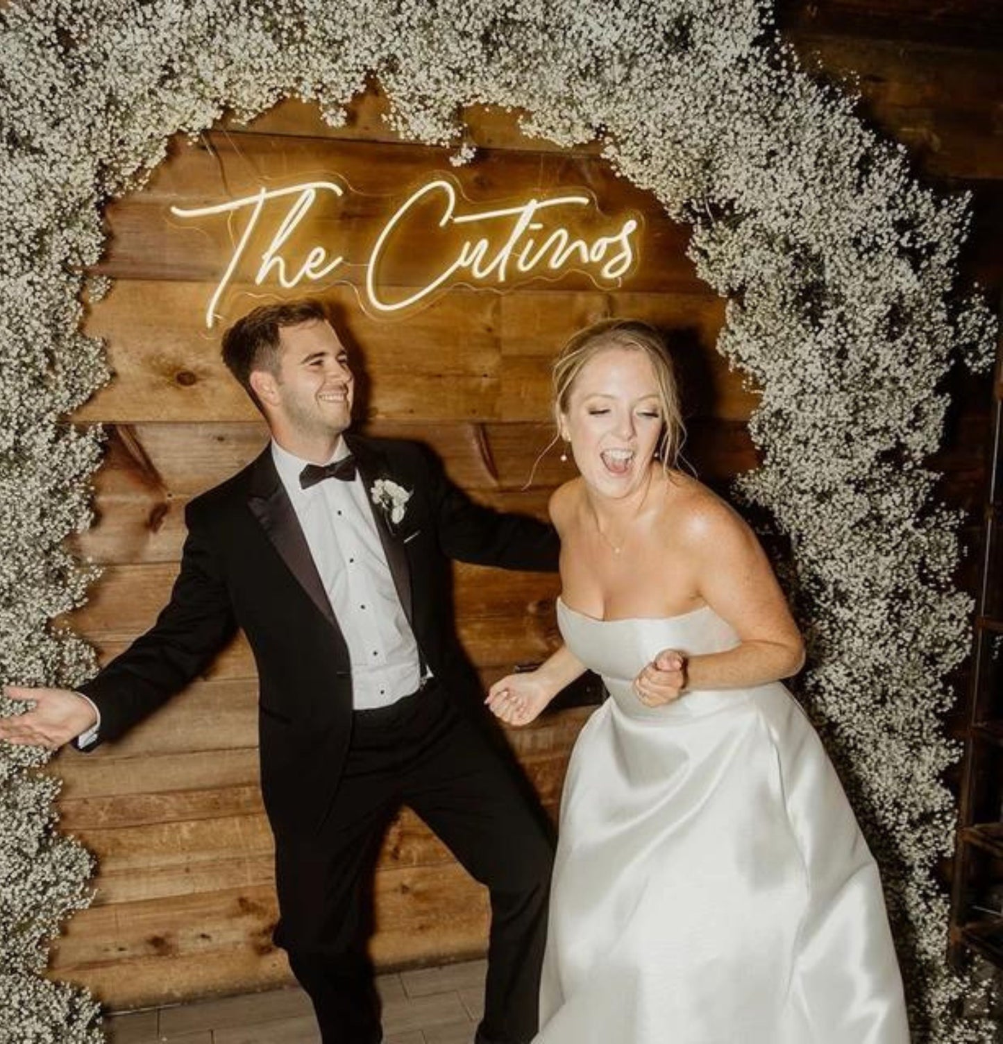 The Cutinos Wedding Neon Sign