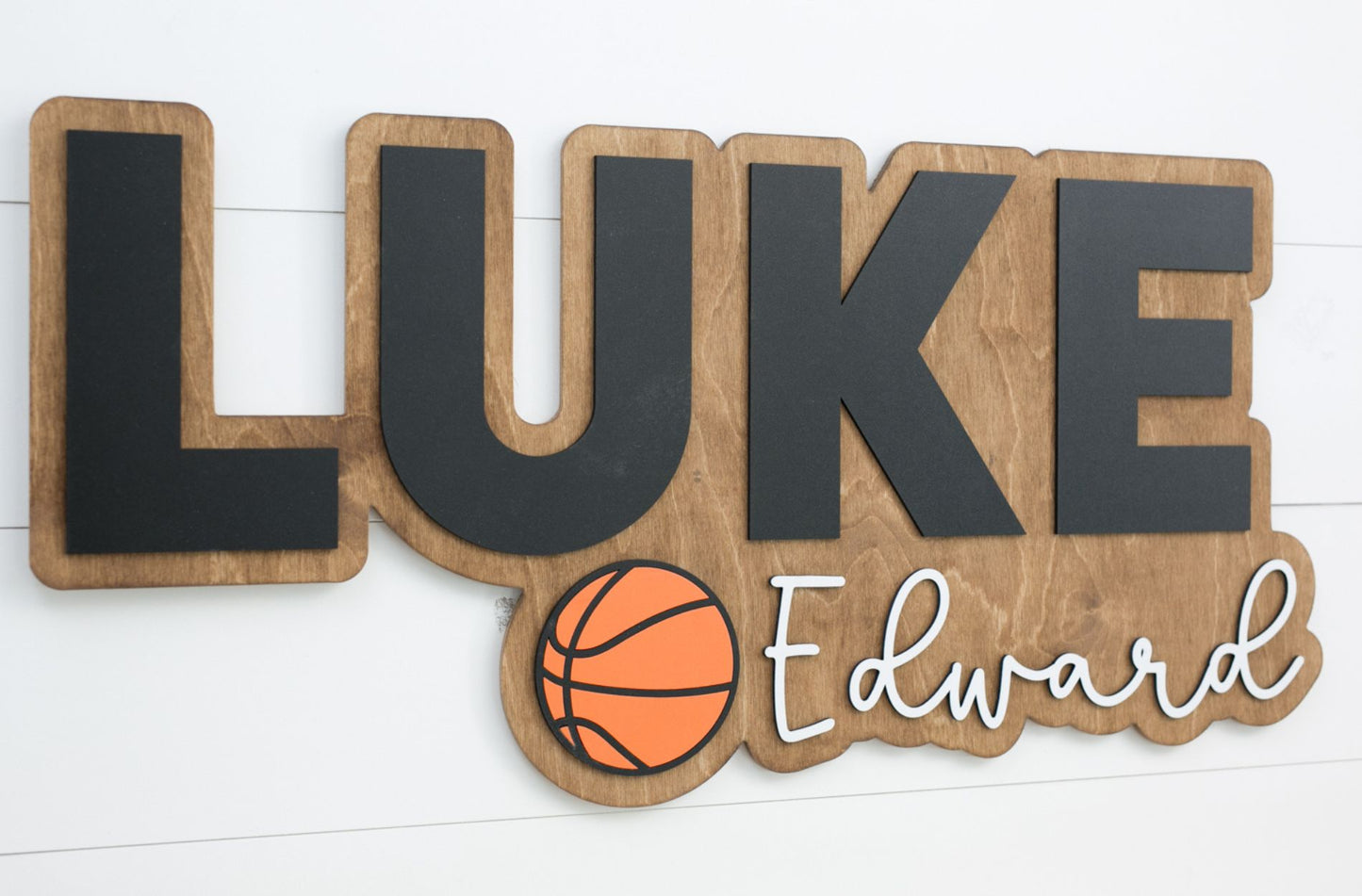 The Luke Bubble Wood Sign