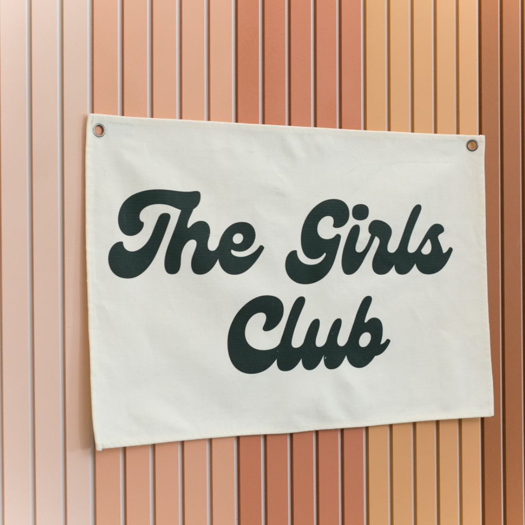 The Girls Club Canvas Banner