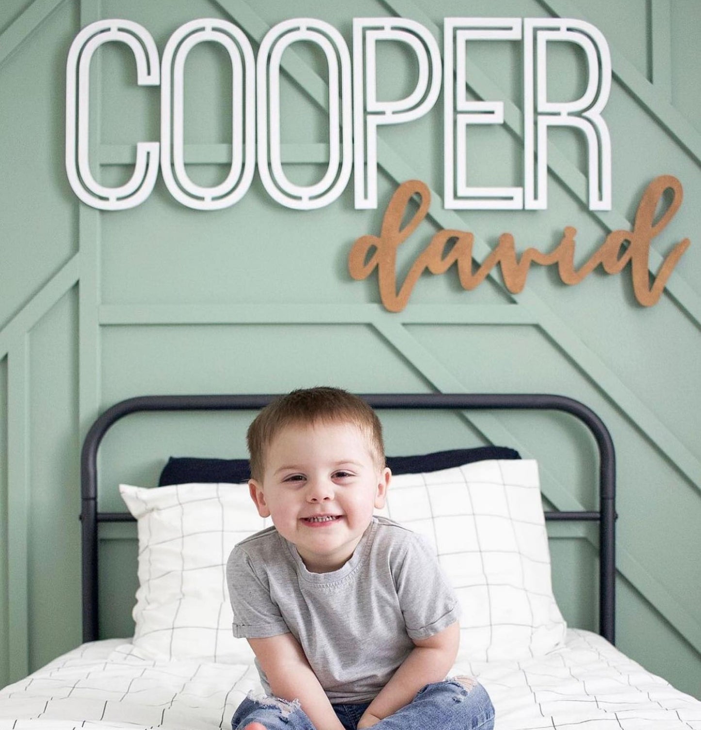 The Cooper Wood Nursery Sign
