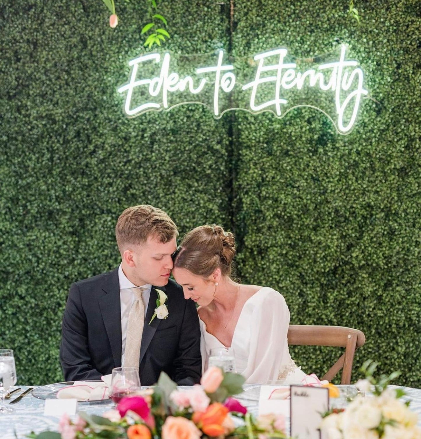 The Eden to Eternity Wedding Neon Sign