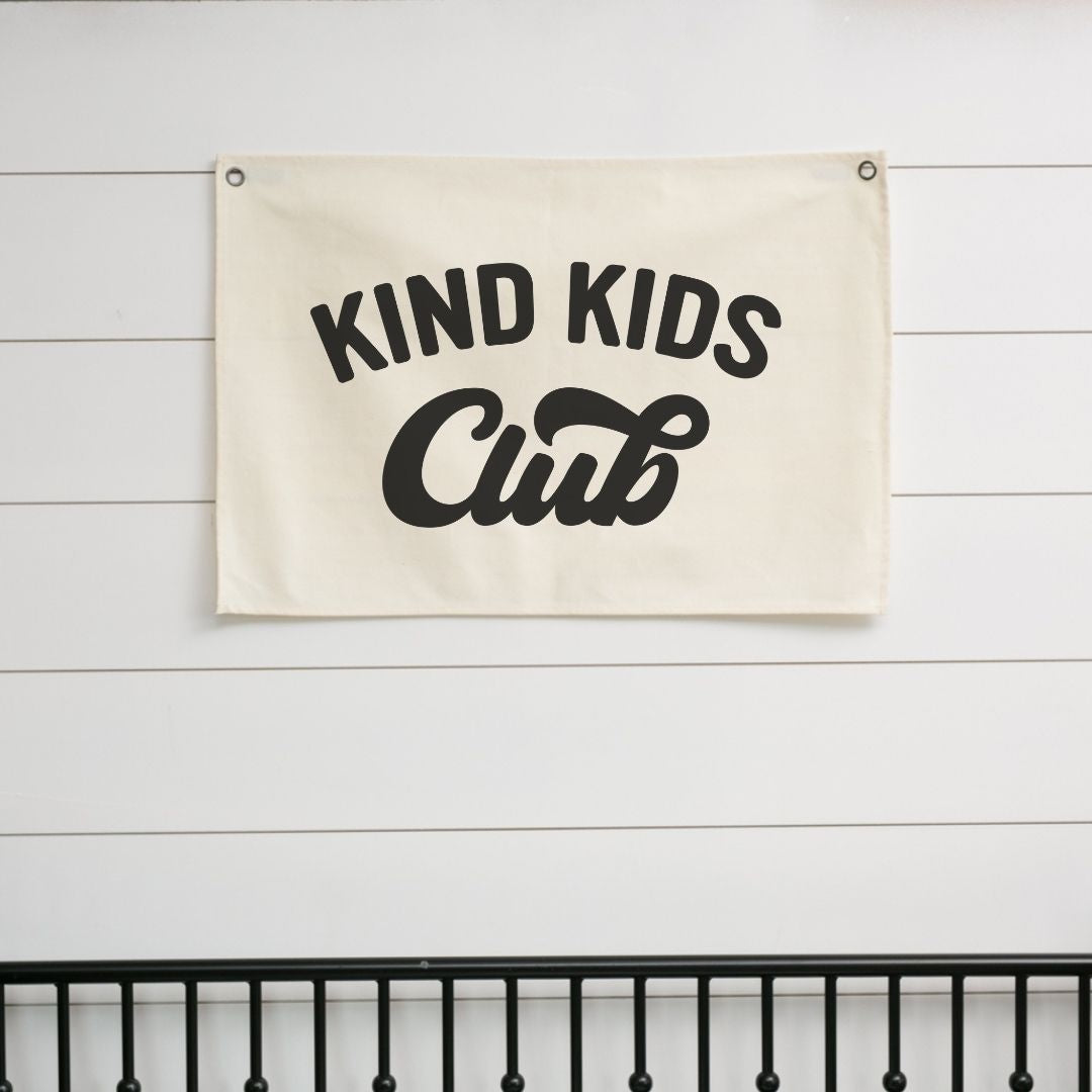 The Kind Kids Club Canvas Banner